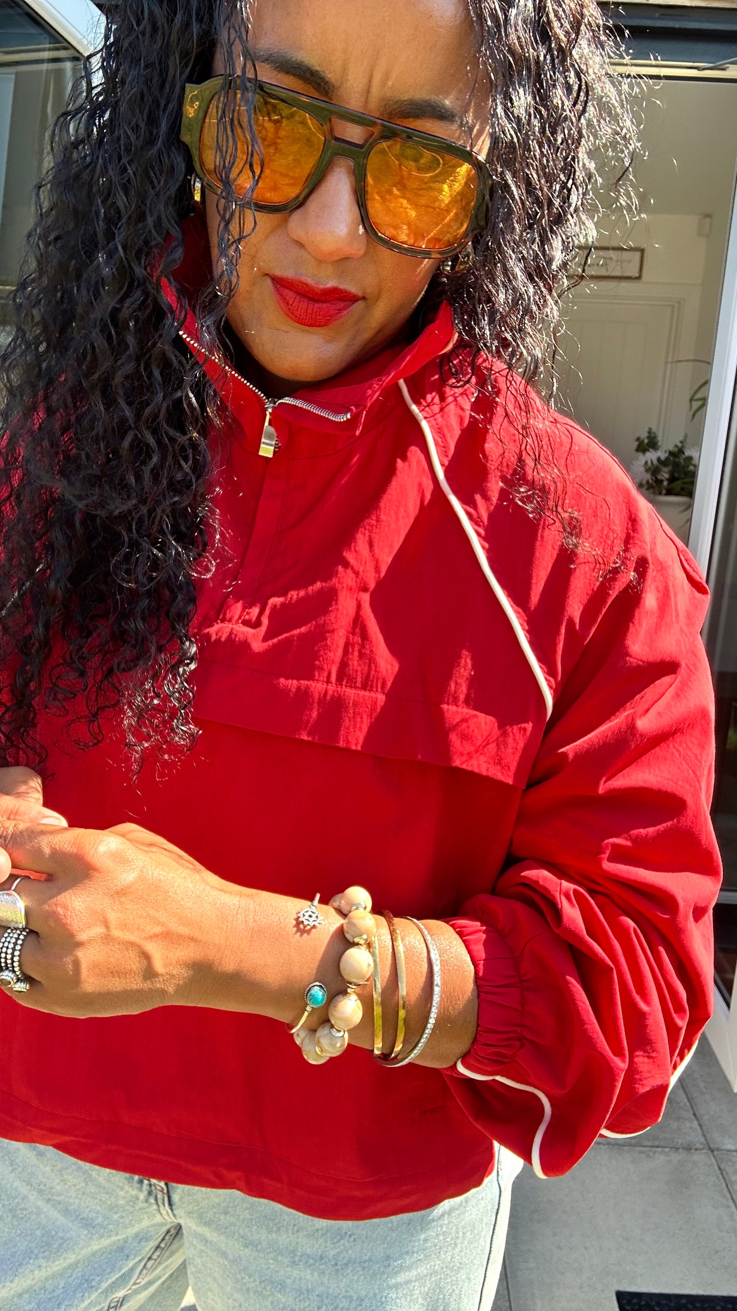 GEE UTILITY JACKET TOMATO RED *New