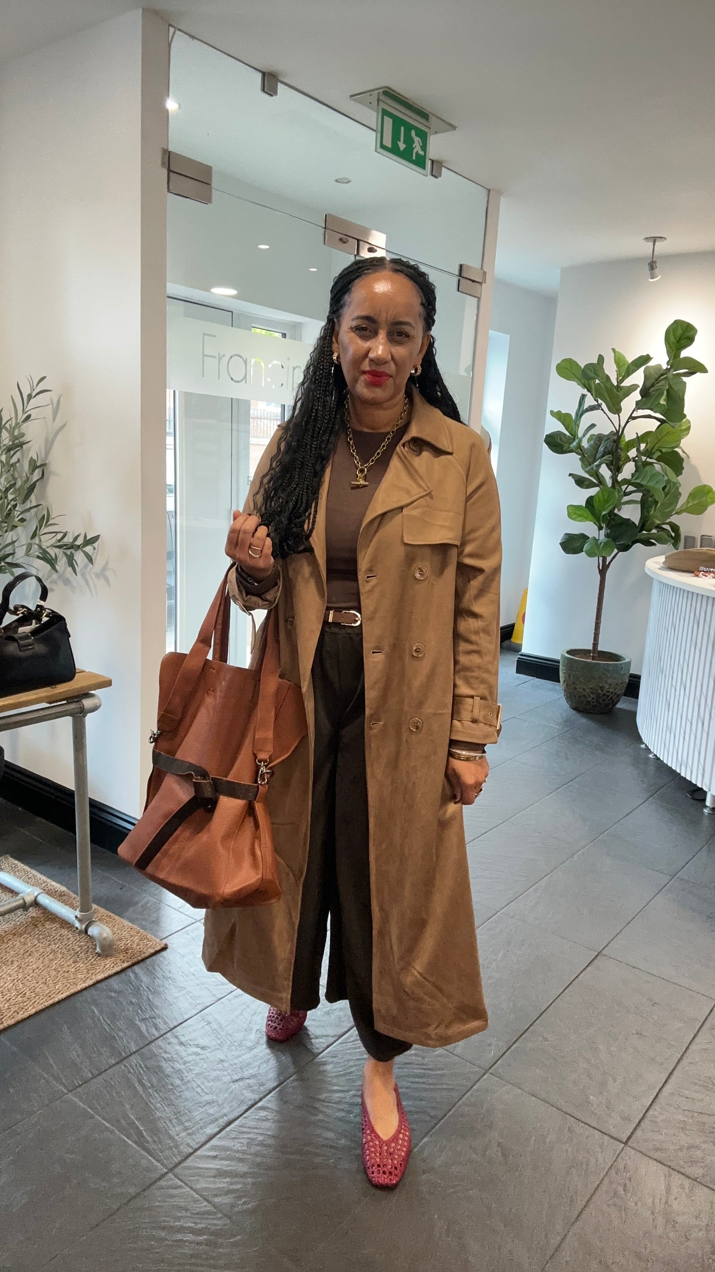 CHESHIRE SUEDE TRENCH / MAC TAN *New