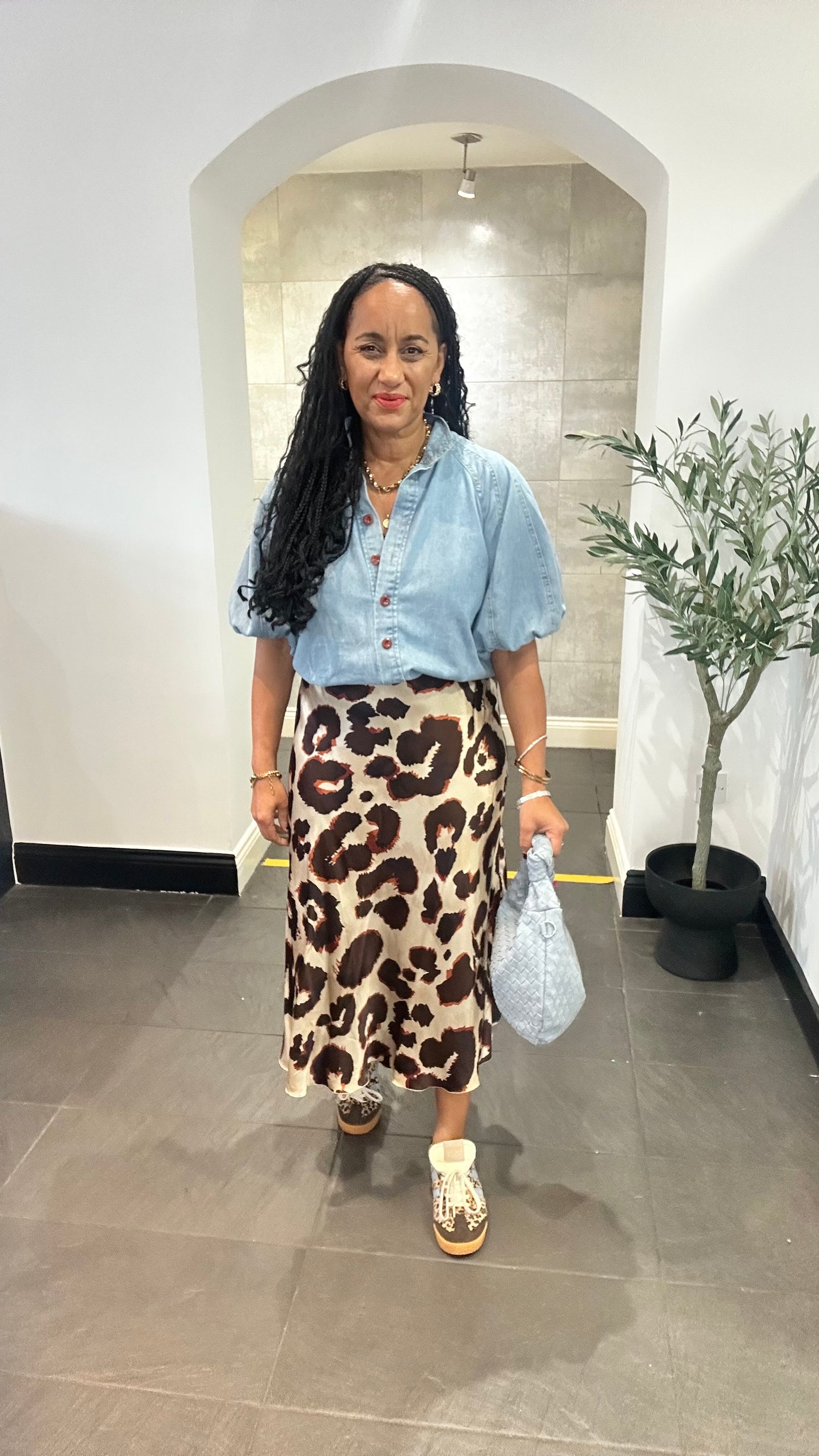 ELLEN DENIM BLOUSE *New & Trending