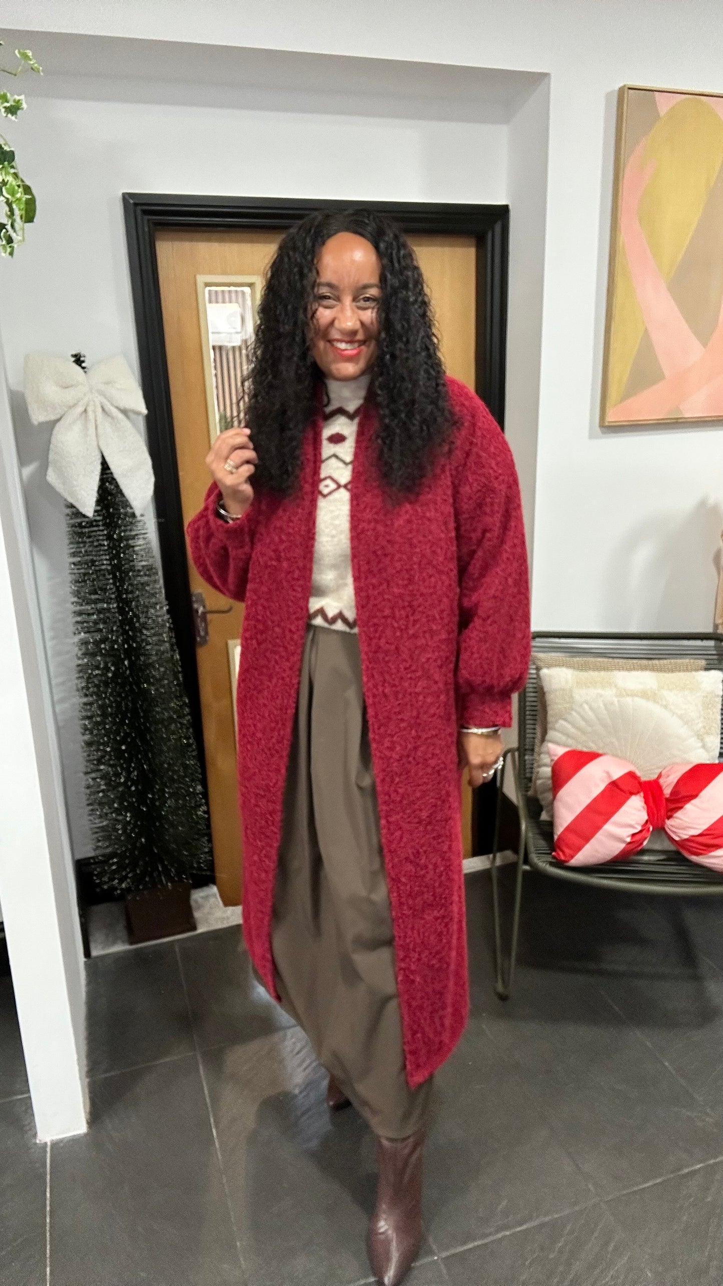 ALMA COATIGAN BURGUNDY WINE *NEW