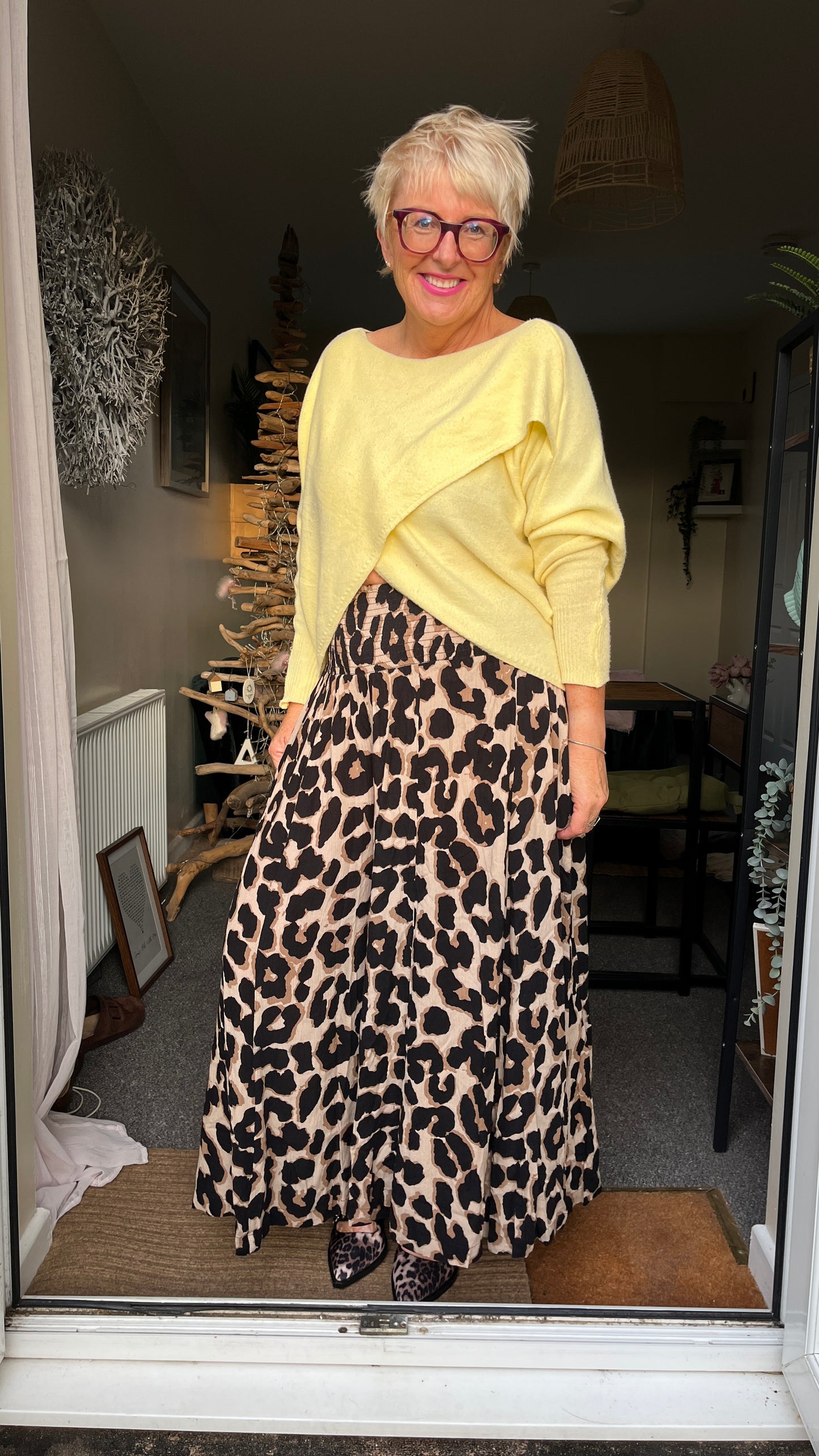 STELLA LEOPARD TROUSERS *New
