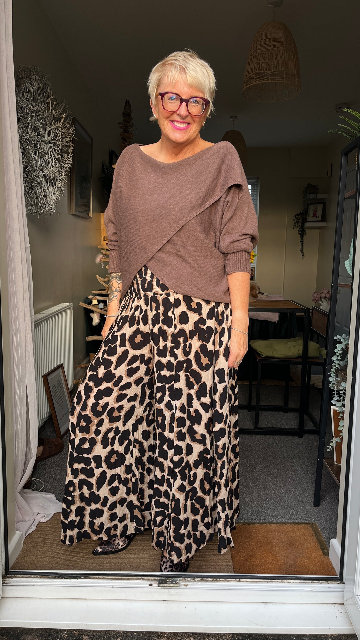 STELLA LEOPARD TROUSERS *New