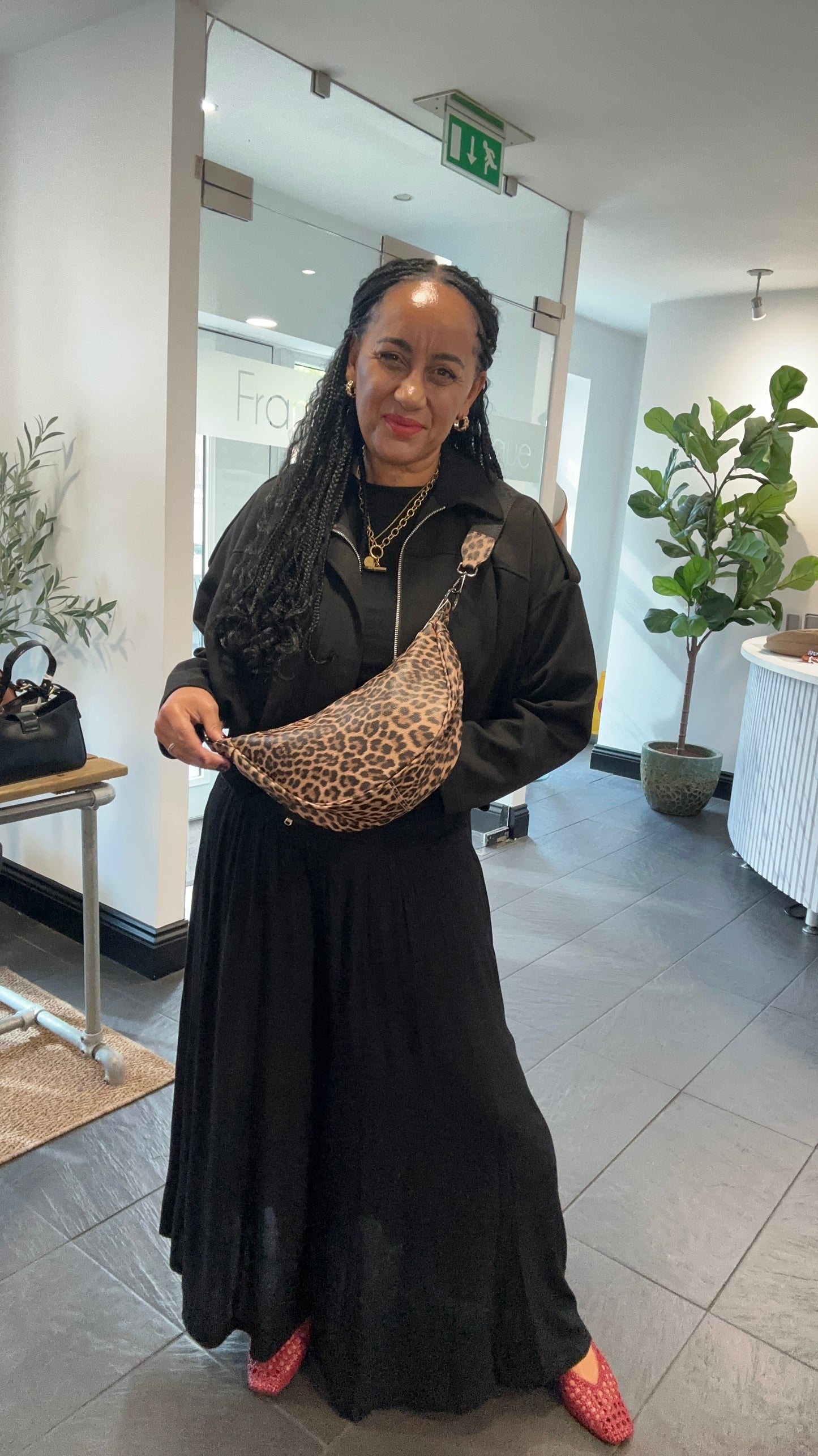 LEOPARD MOON CROSSBODY BAG *New