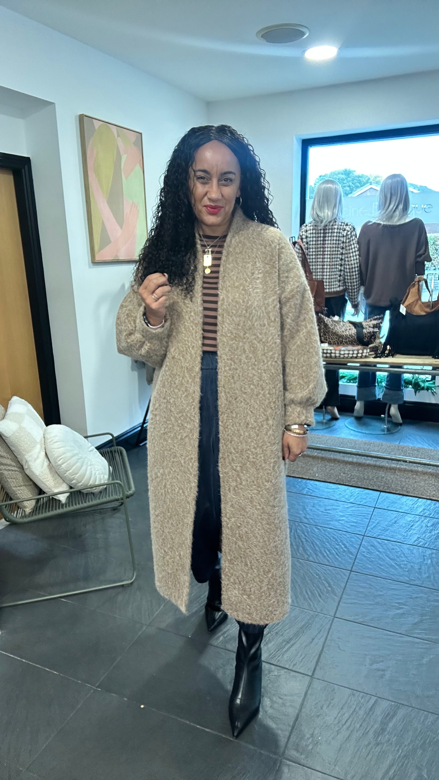 ALMA COATIGAN BEIGE *NEW