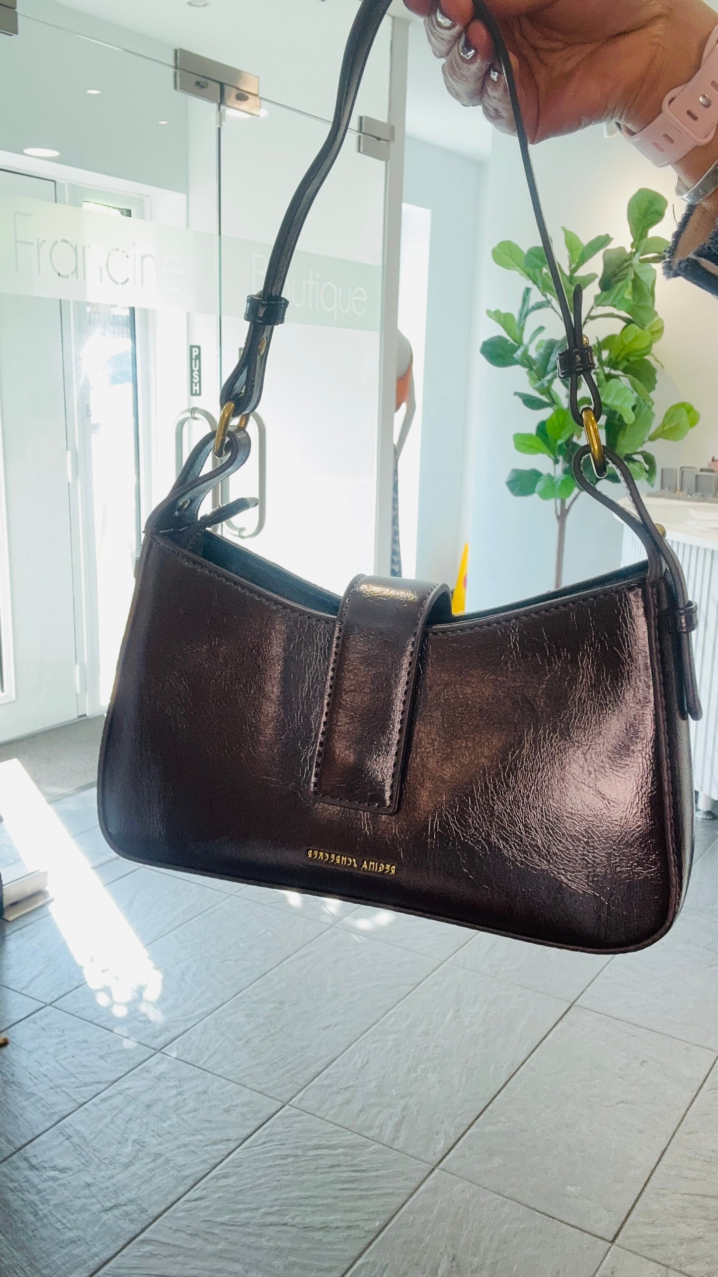 KURT PU LEATHER BAG RICH BURGUNDY *New