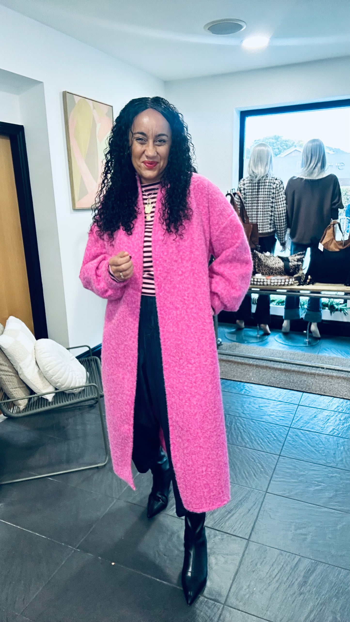 ALMA COATIGAN PINK *NEW