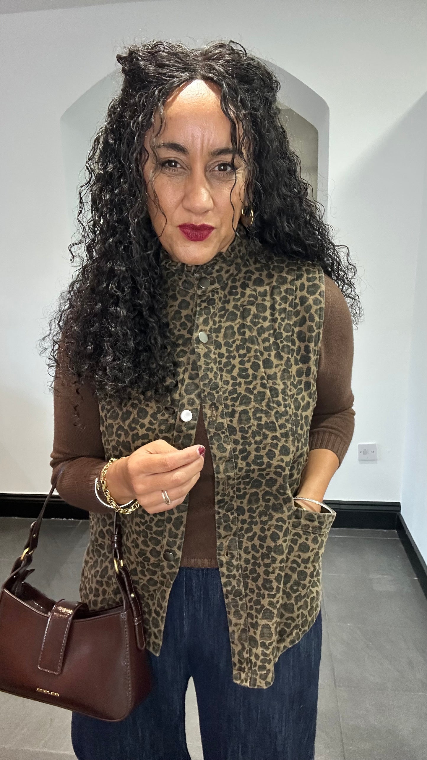 SARTA LEOPARD GILET *New