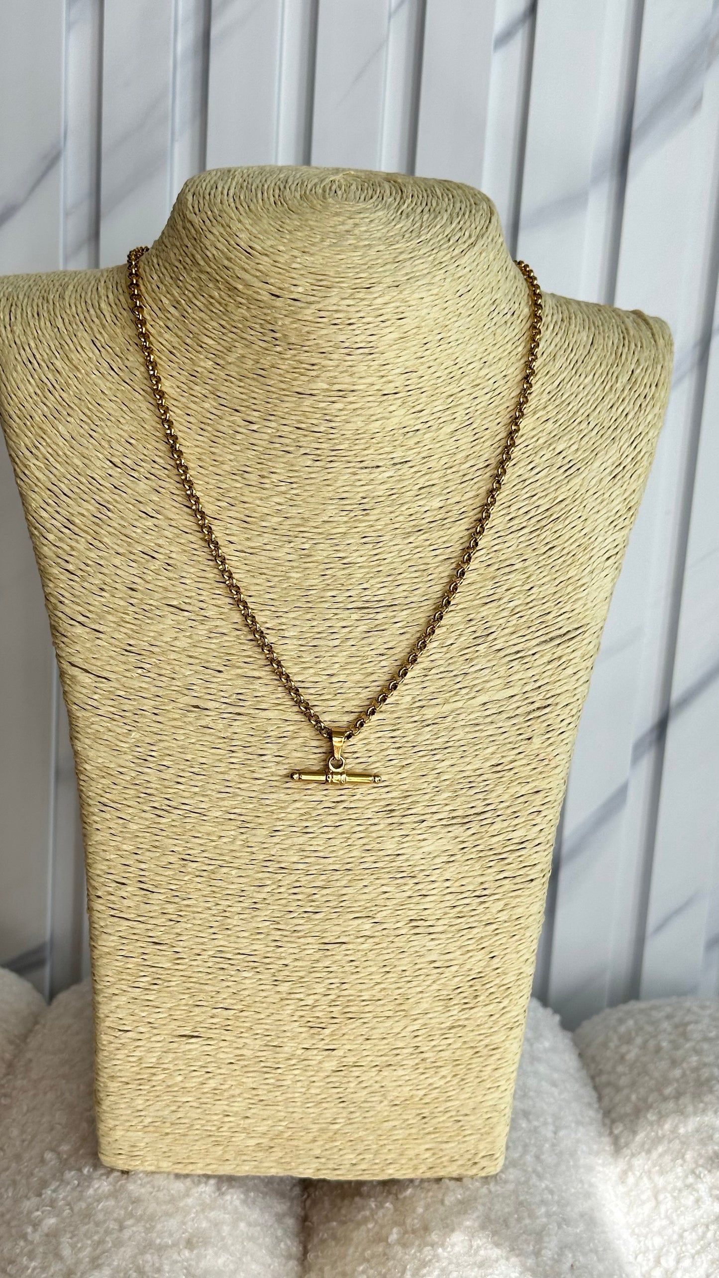 T-BAR BELCHER CHAIN GOLD *New