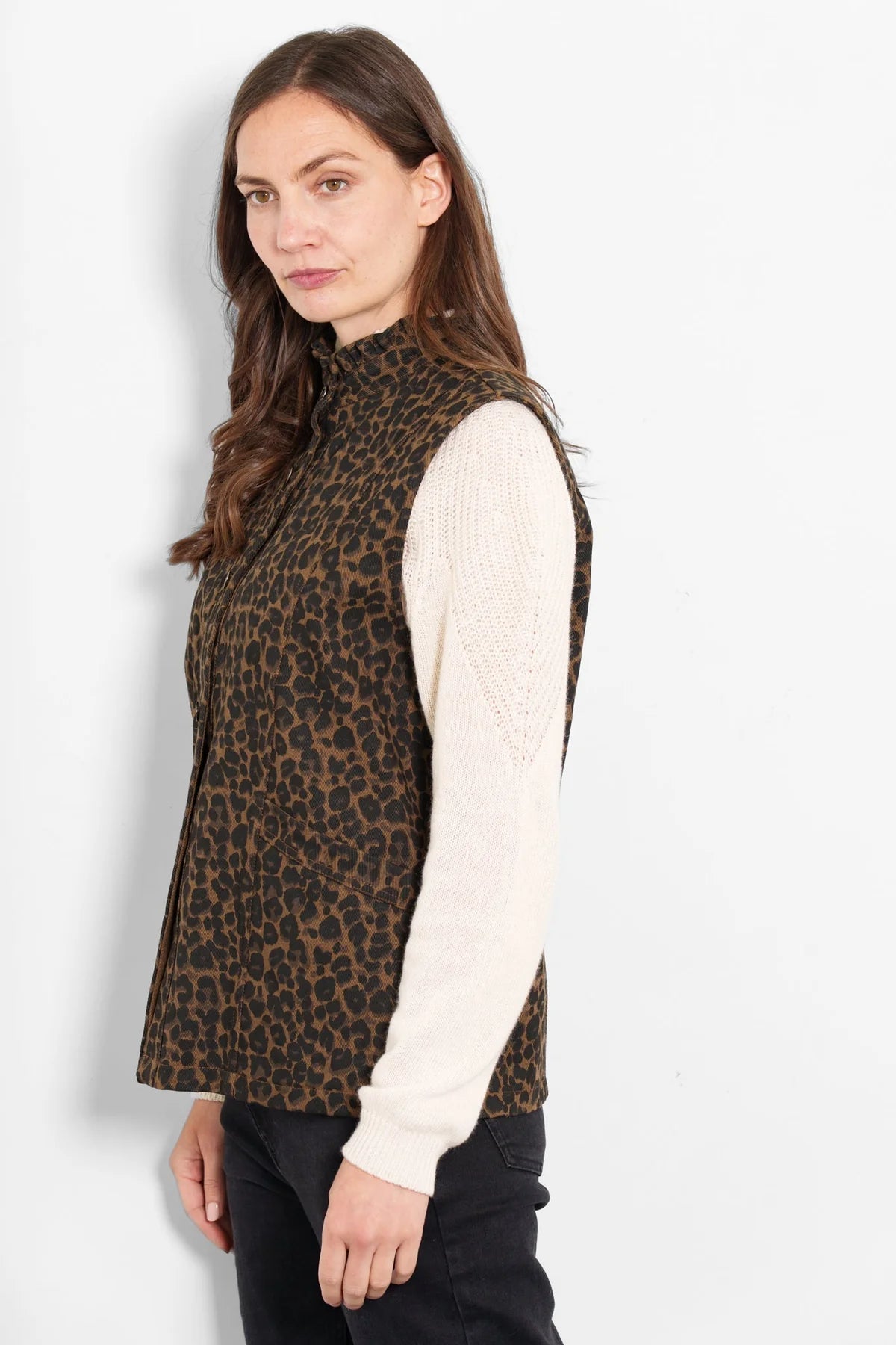 SARTA LEOPARD GILET *New