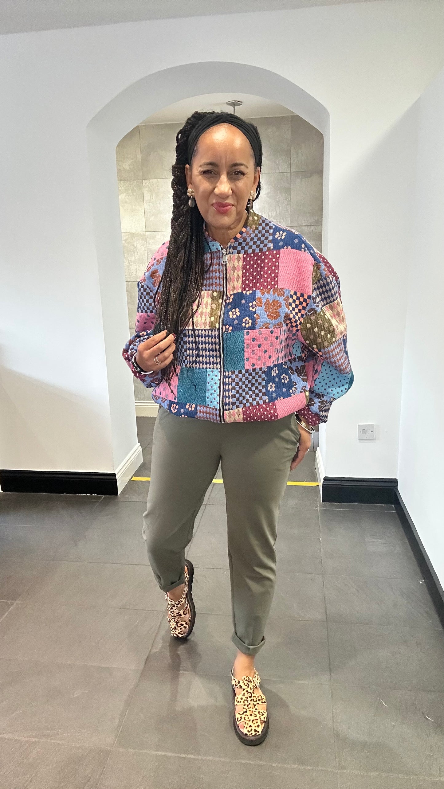 PATCHWORK BOMBER JACKET *New