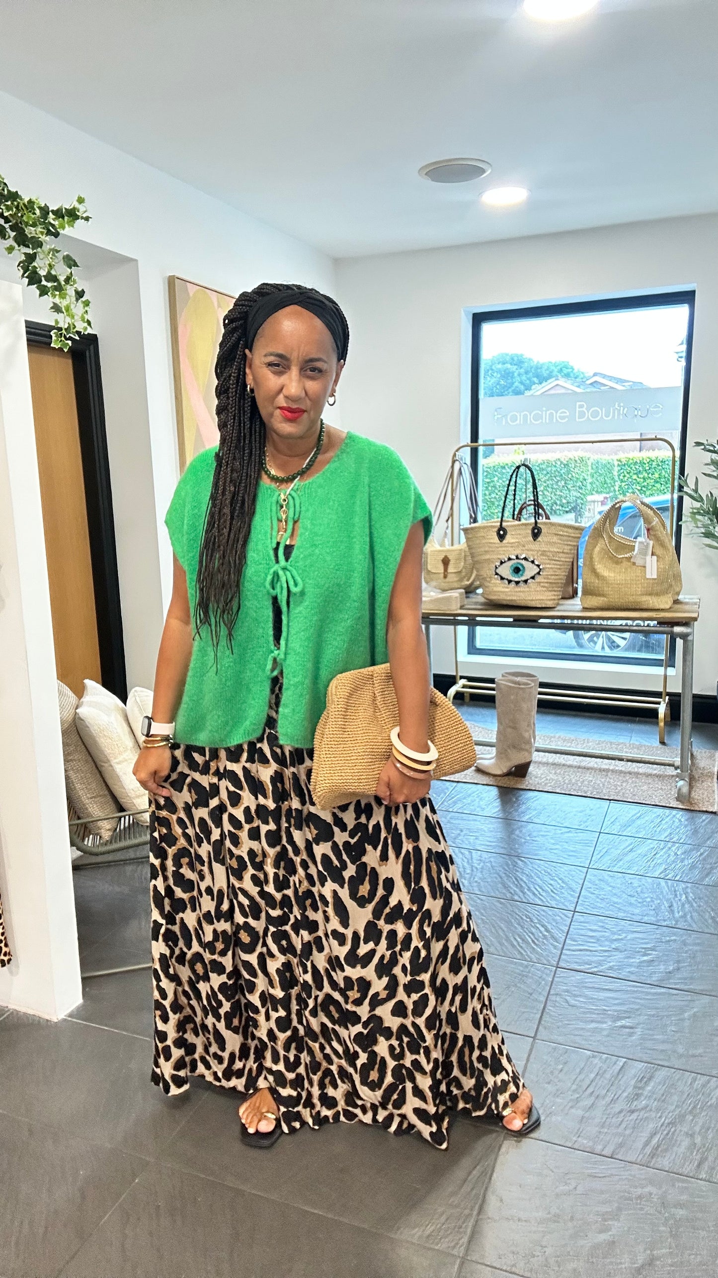 STELLA LEOPARD TROUSERS *New