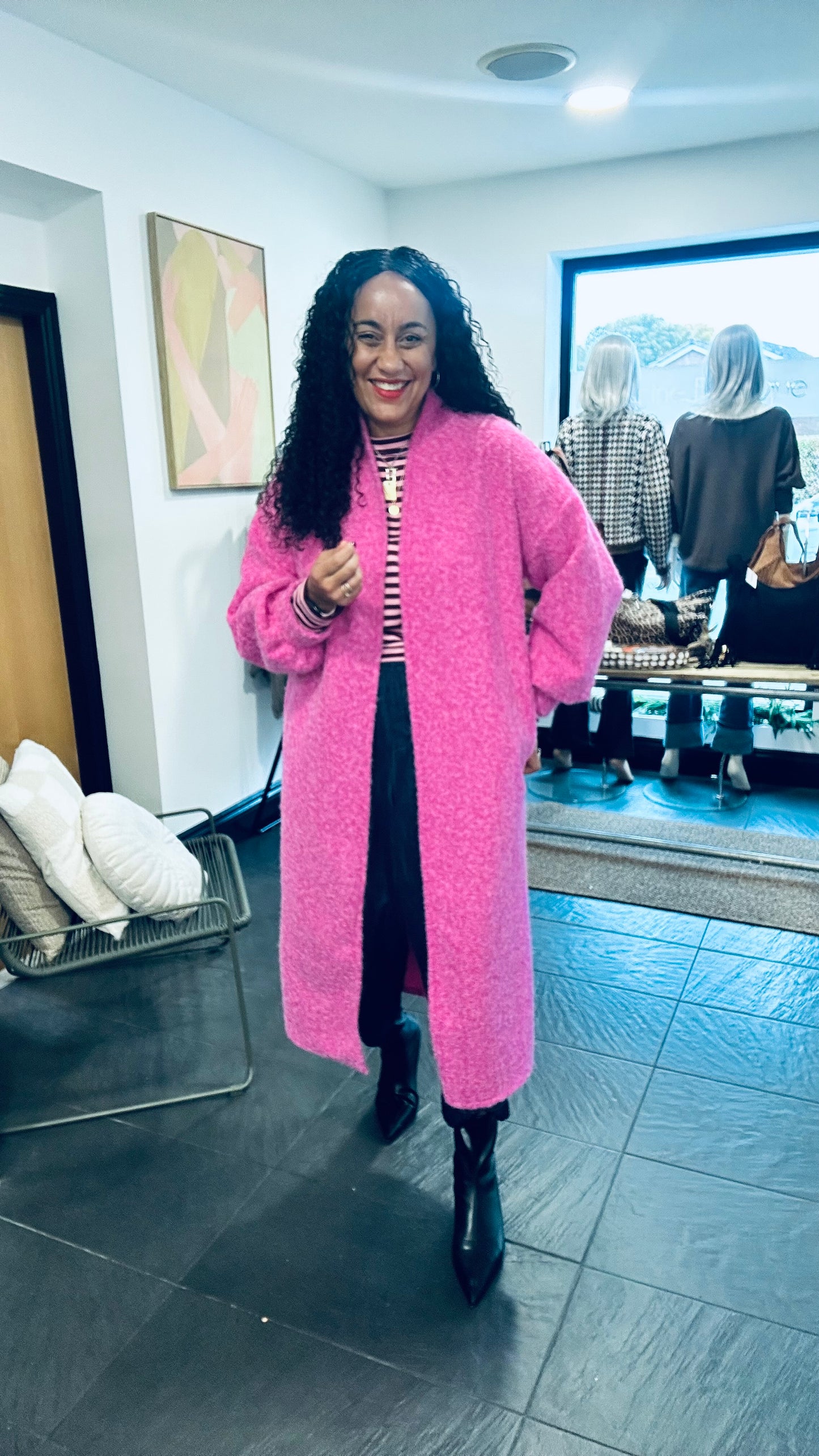 ALMA COATIGAN PINK *NEW