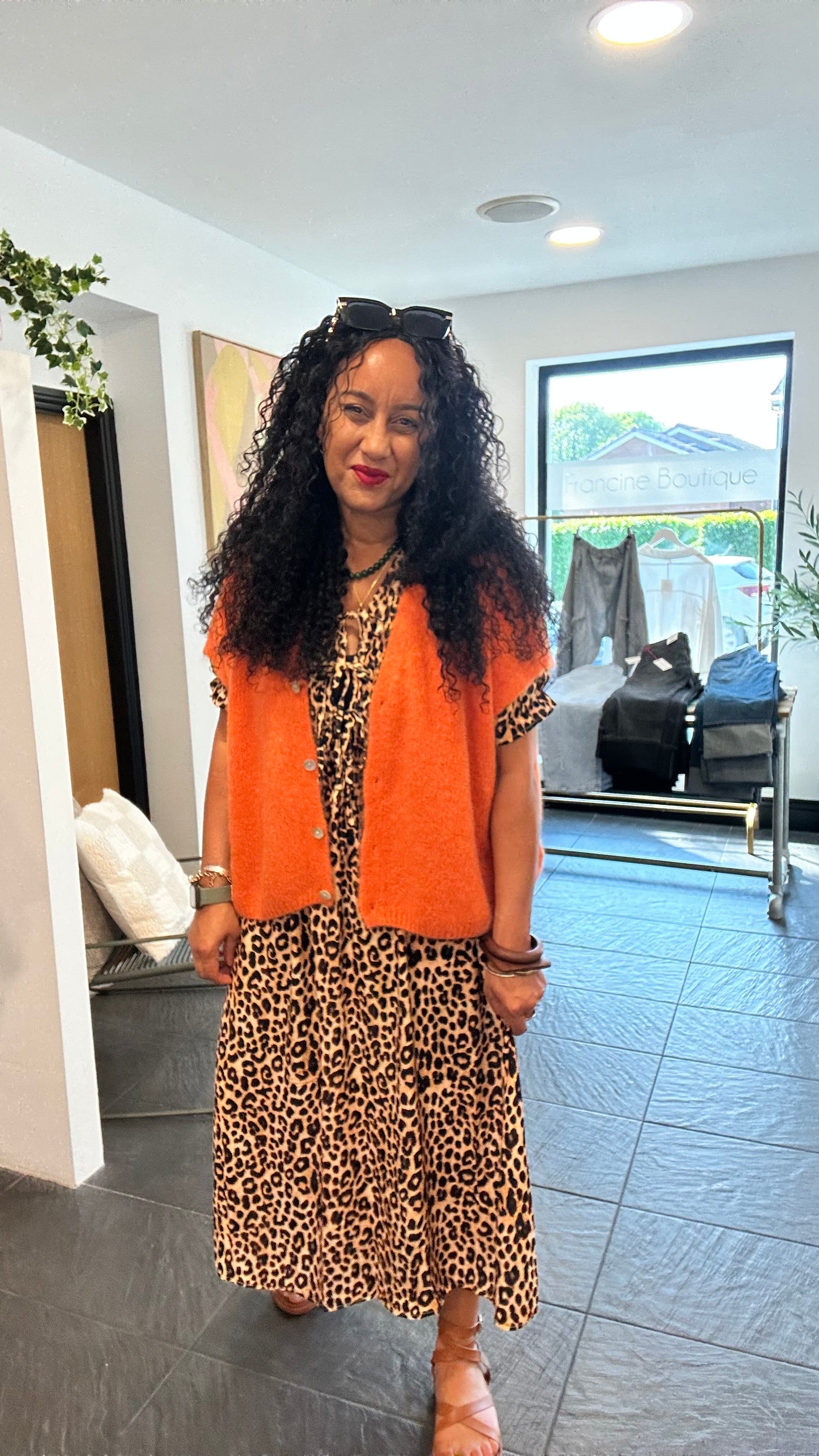 REE CARDI BRIGHT ORANGE 🍊 *New