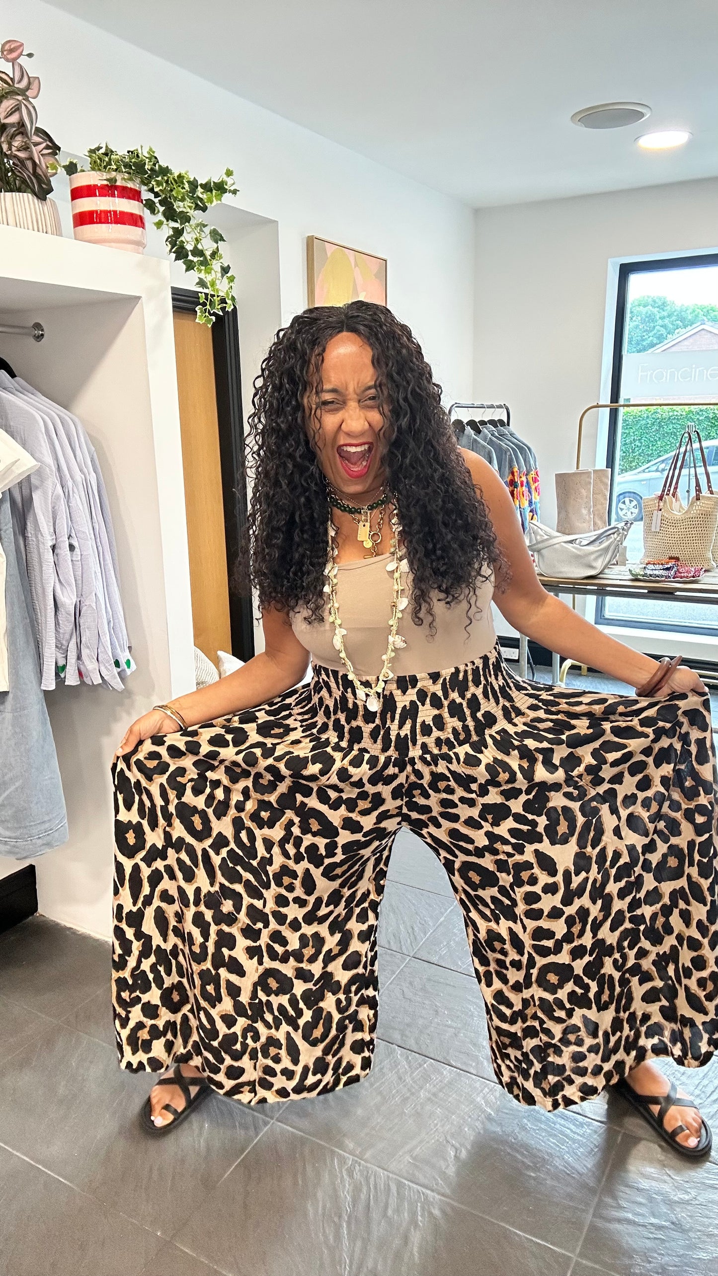 STELLA LEOPARD TROUSERS *New & Trending