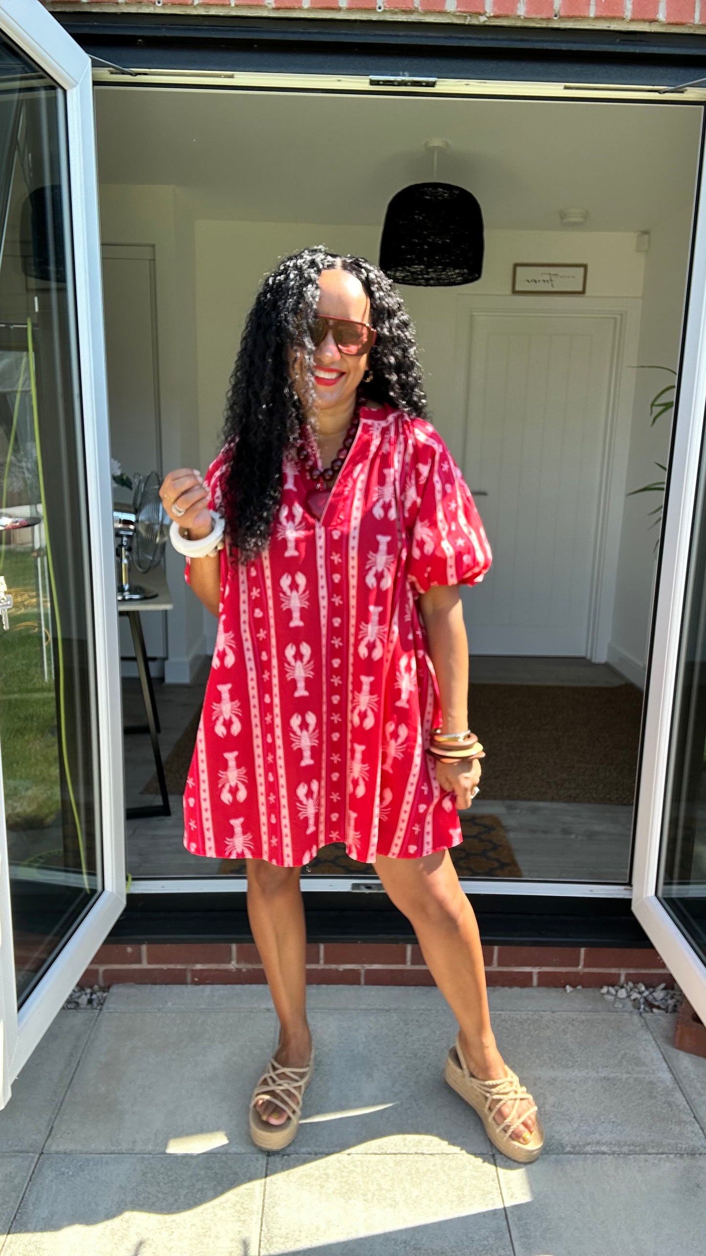 SUNSET LOBSTER TUNIC DRESS *New