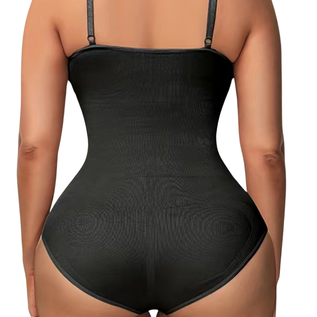 ROXIE SNATCHED WAIST BODY SUIT BLACK