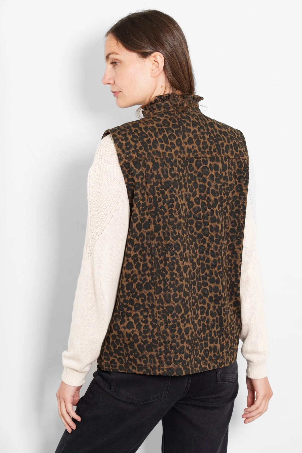 SARTA LEOPARD GILET *New