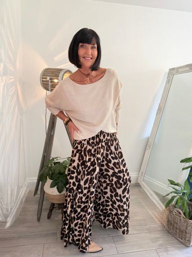 MABLE FRONT CROSS WRAP JUMPER OAT *New