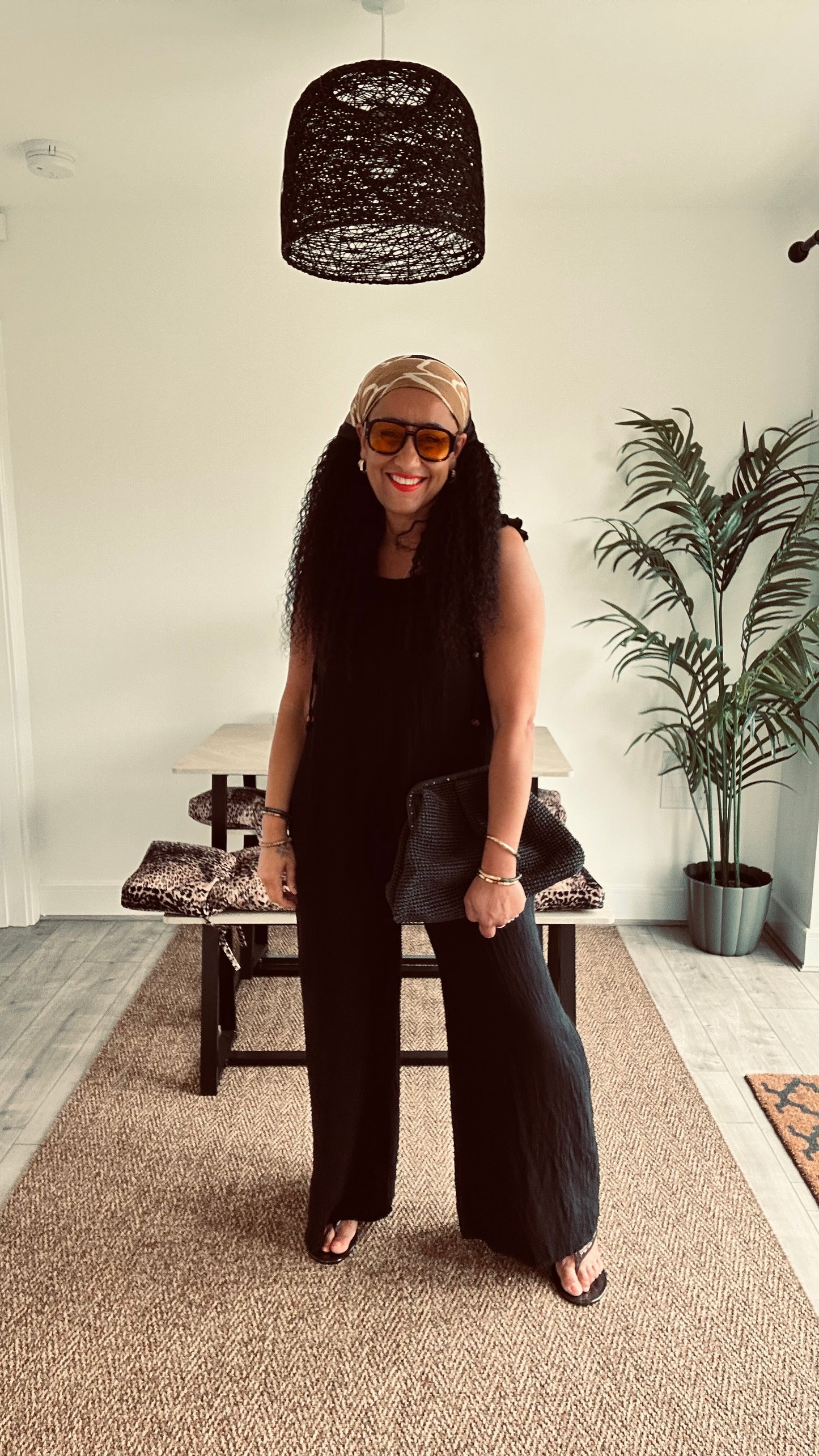 TAMMY BOHO JUMPSUIT BLACK *New
