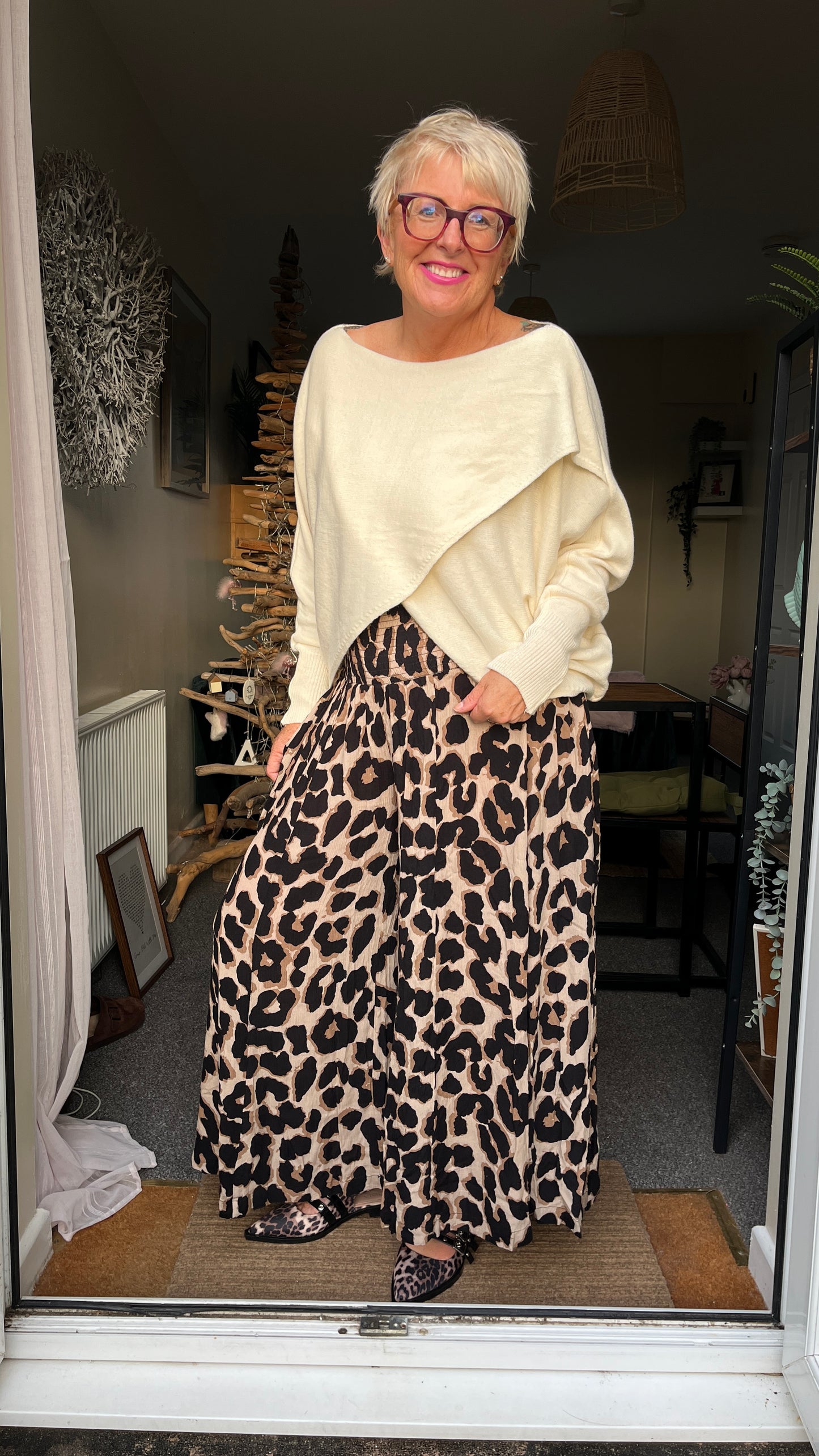 STELLA LEOPARD TROUSERS *New
