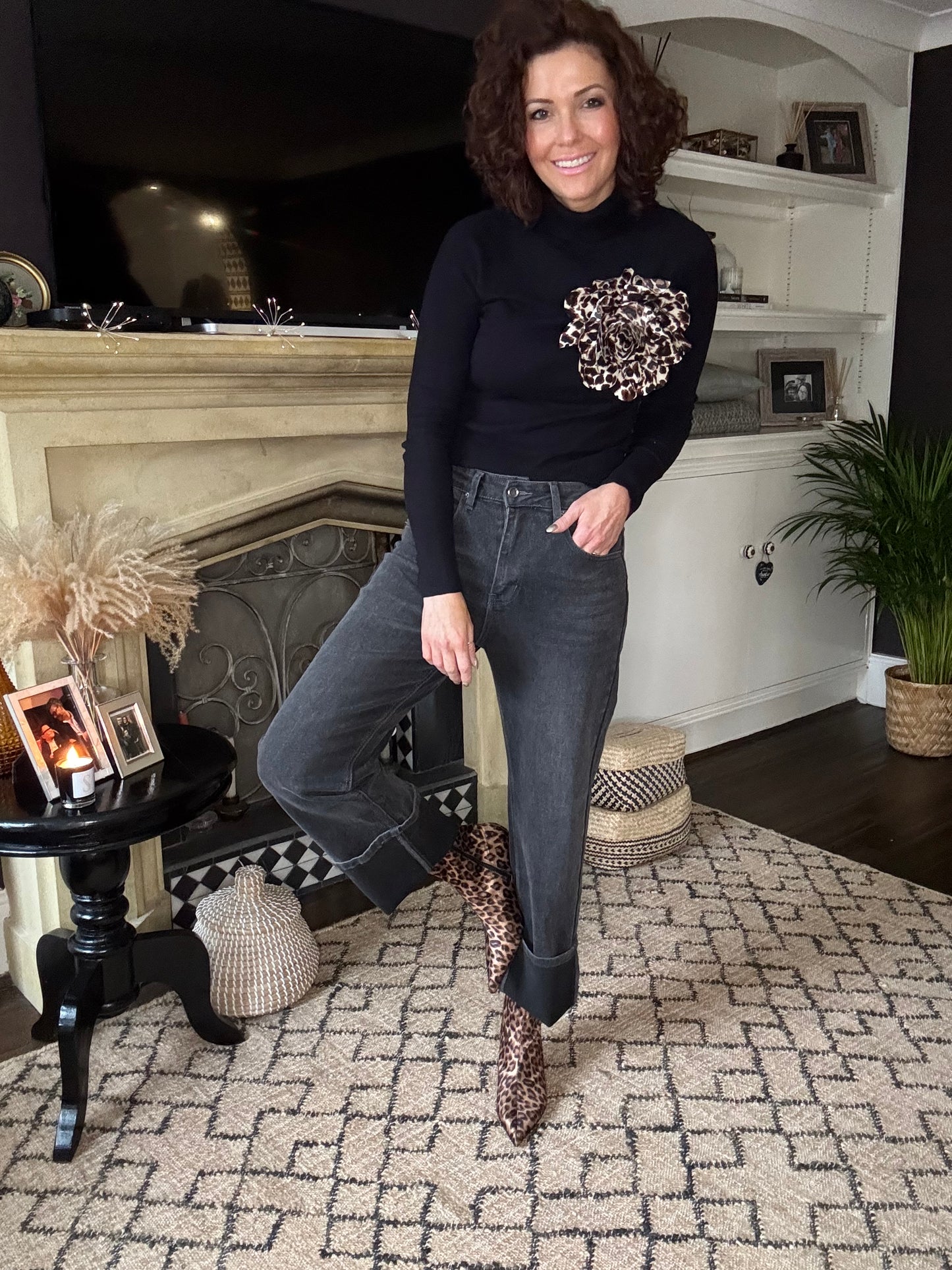 SALE FRANKIE DENIM BLACK