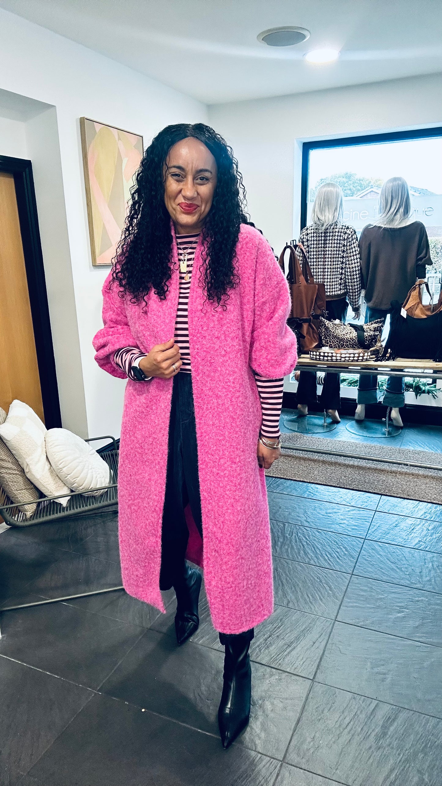 ALMA COATIGAN PINK *NEW