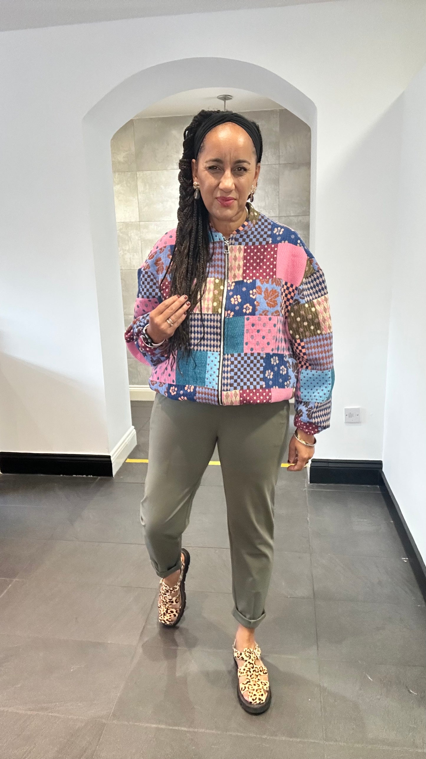 PATCHWORK BOMBER JACKET *New