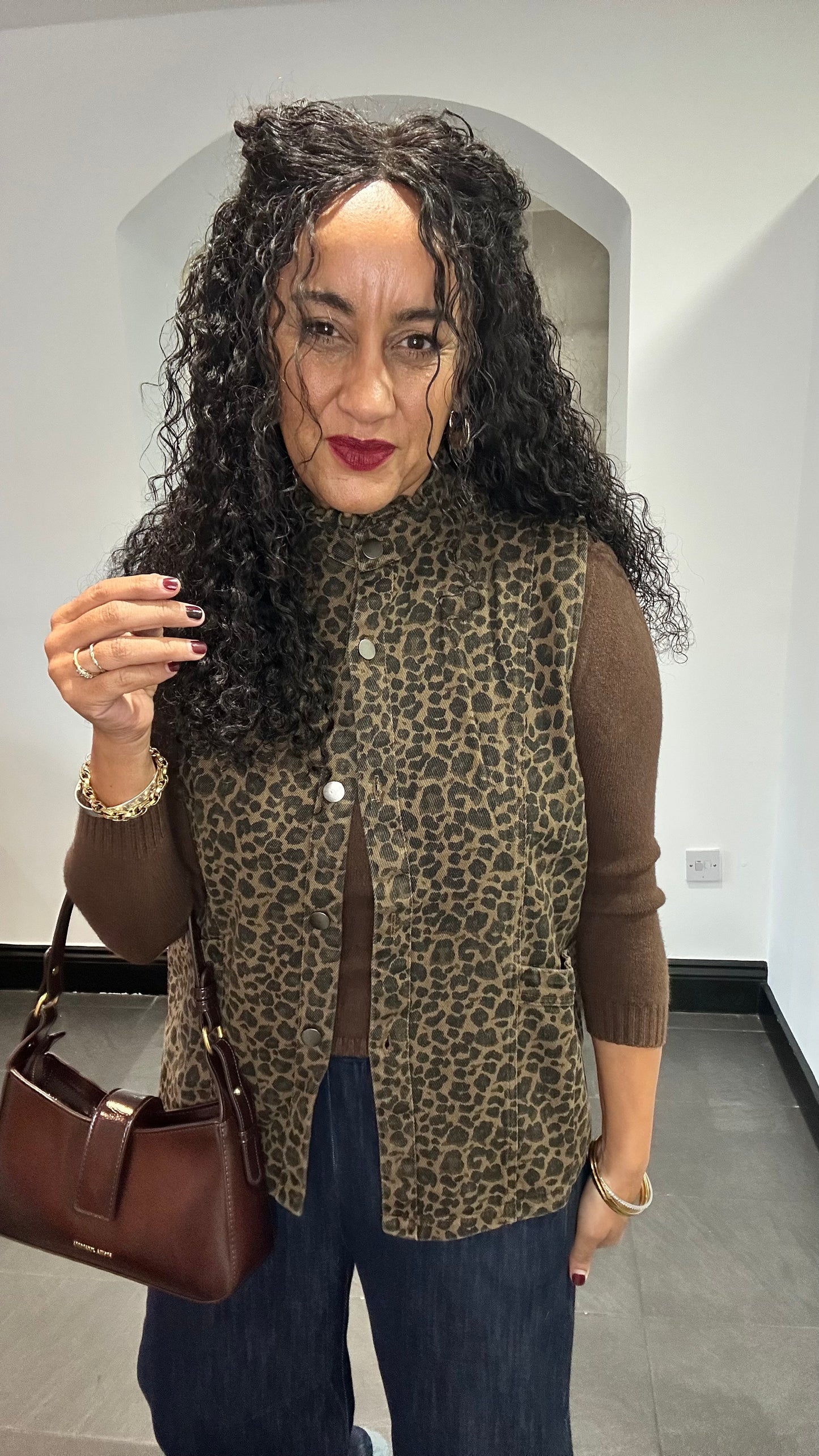 SARTA LEOPARD GILET *New