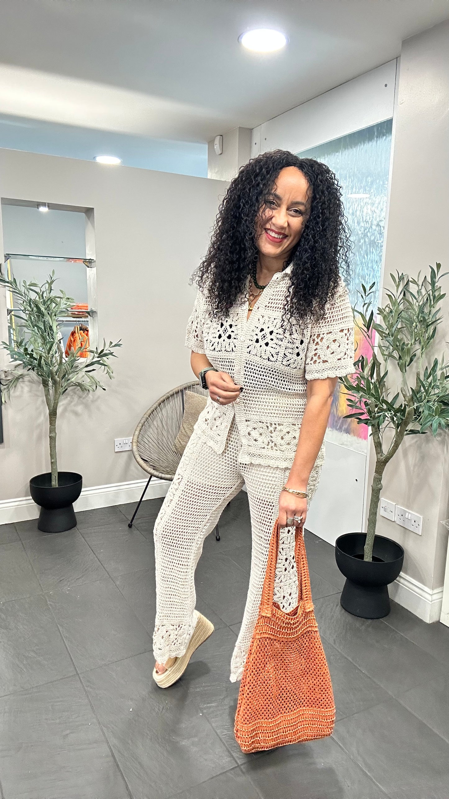 CROCHET COORD IVORY 2 *NEW