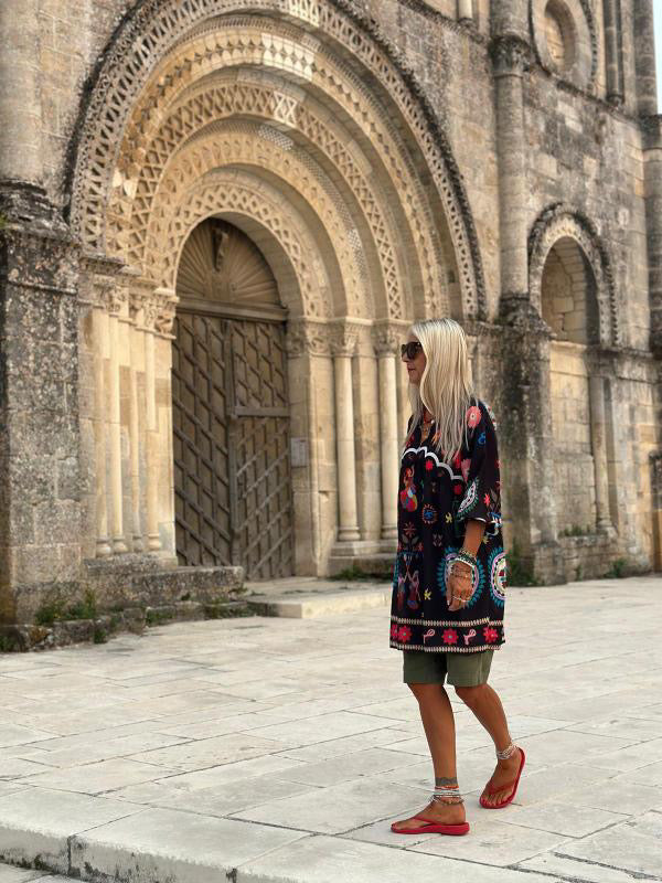 CLEO SMOCK DRESS BLACK *New & Trending