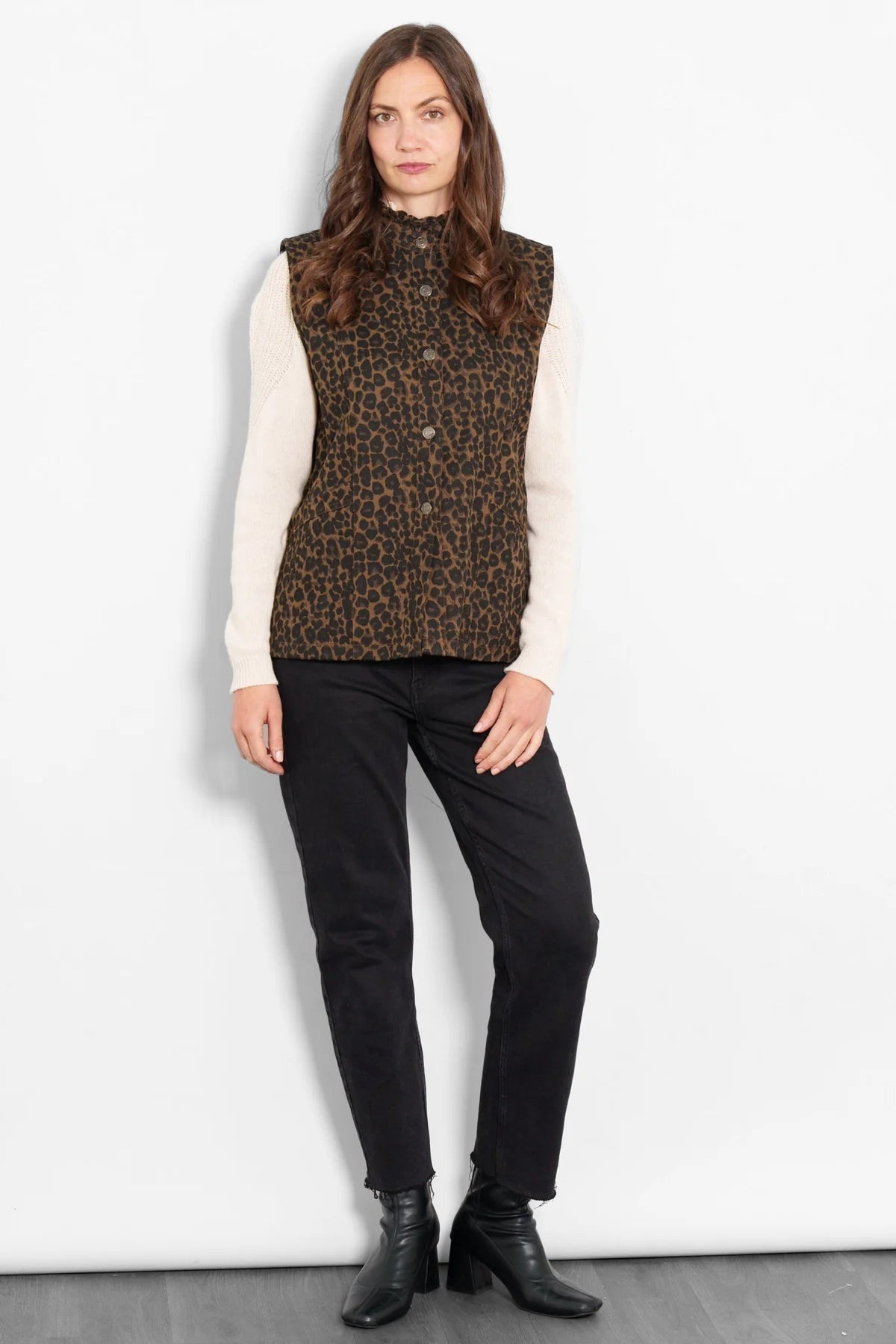 SARTA LEOPARD GILET *New
