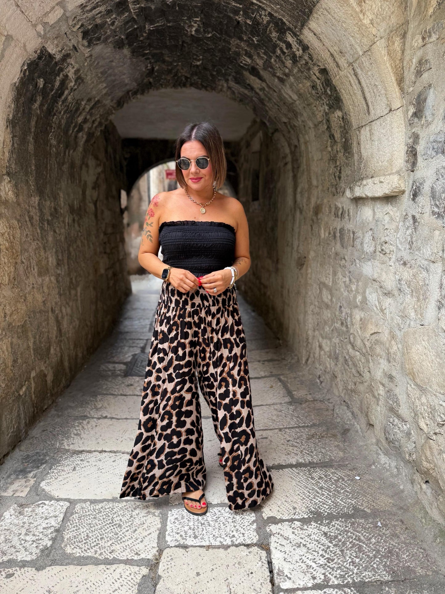 STELLA LEOPARD TROUSERS *New