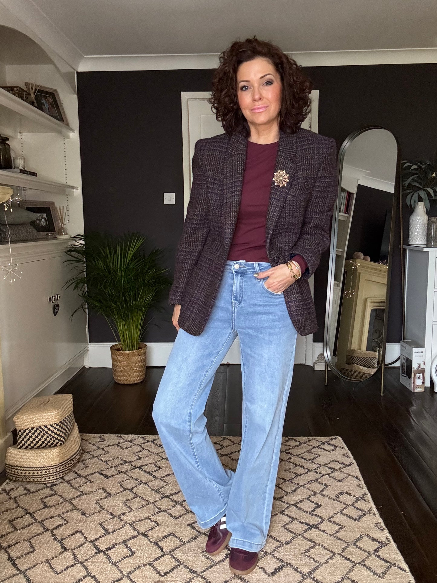 STEVIE WIDE LEG DENIM LIGHT BLUE 662