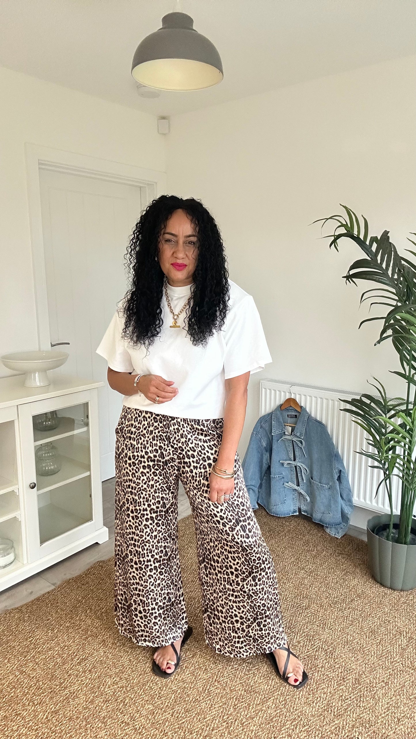 ALICE LEOPARD PRINT PALAZZO TROUSERS  *New & Trending