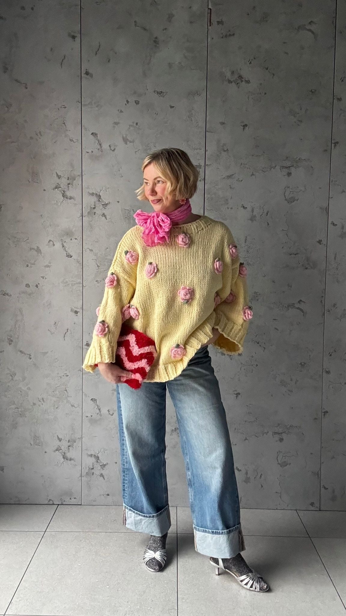 SORBET HANDMADE KNIT YELLOW *New