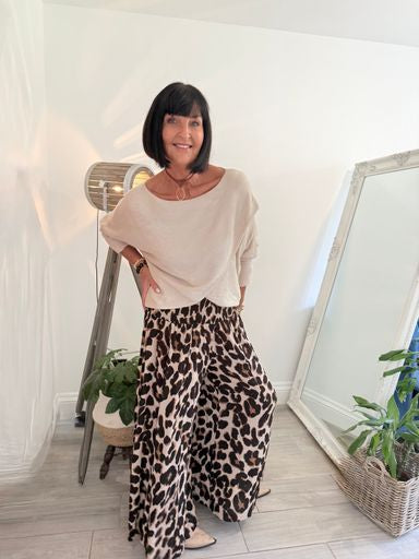 MABLE FRONT CROSS WRAP JUMPER OAT *New