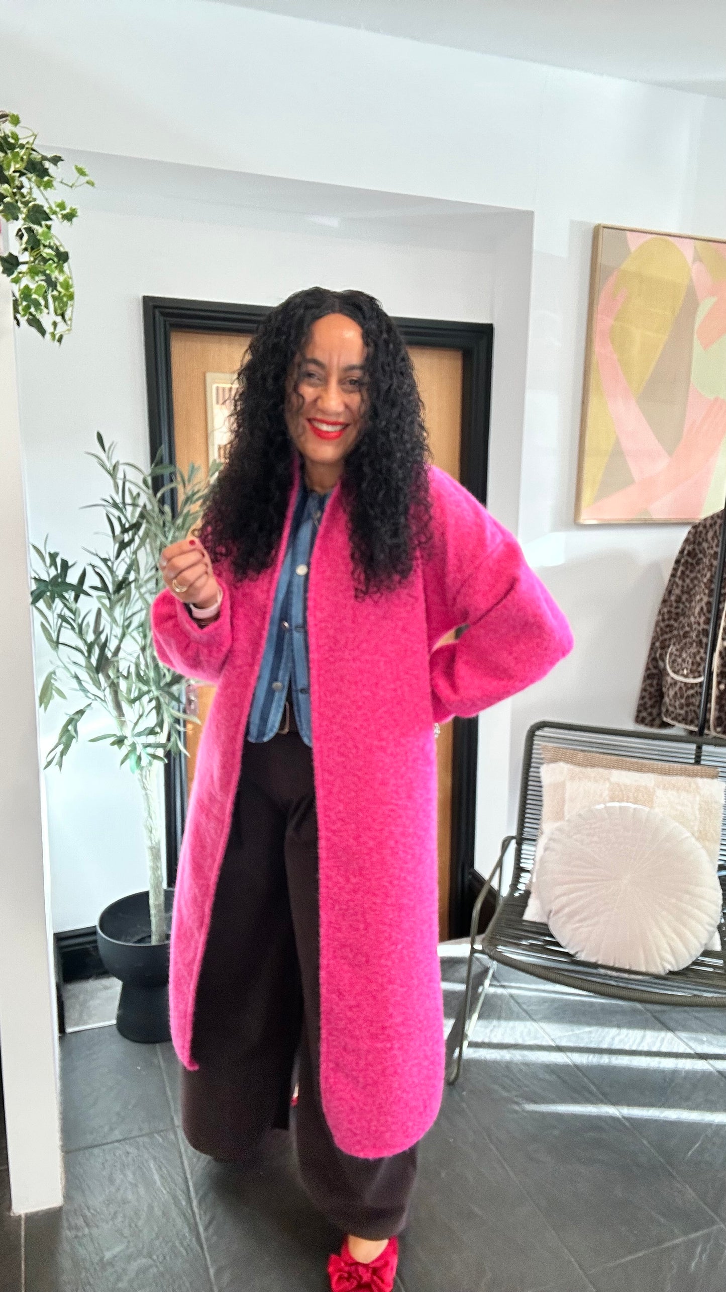 ALMA COATIGAN PINK *NEW