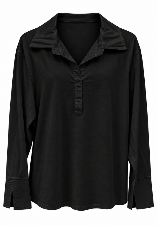 KYLE LAYERING SHIRT BLACK *New