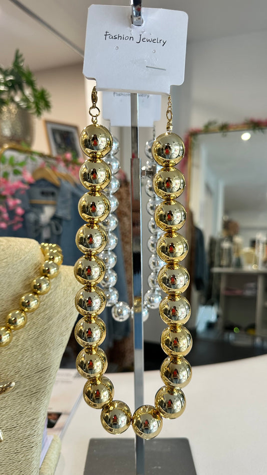 SPHERE NECKLACE GOLD *New