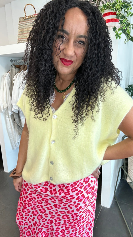 REE CARDIGAN BRIGHT SOFT YELLOW  *New