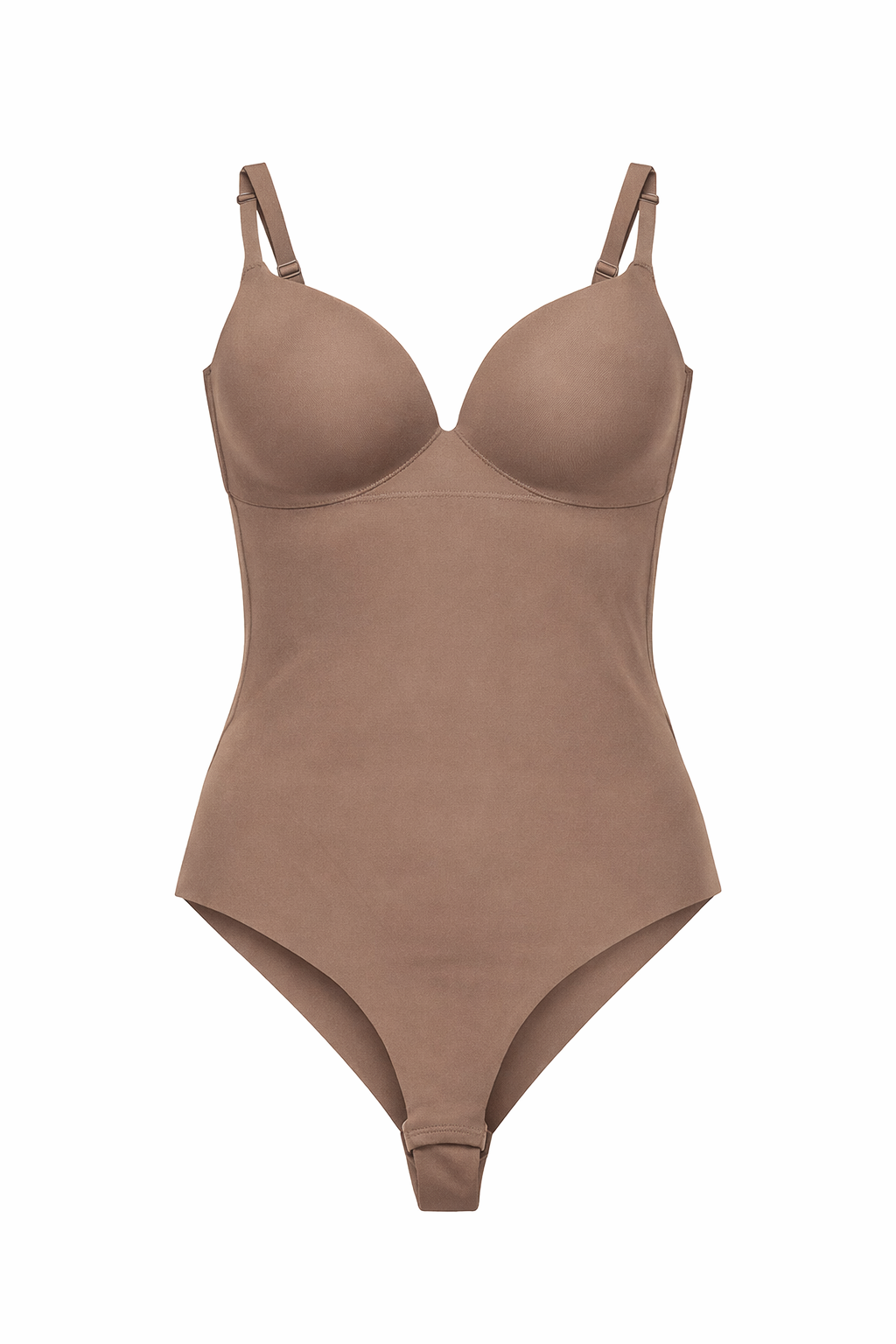 SCULPTING SEAMLESS BODYSUIT TAUPE *New