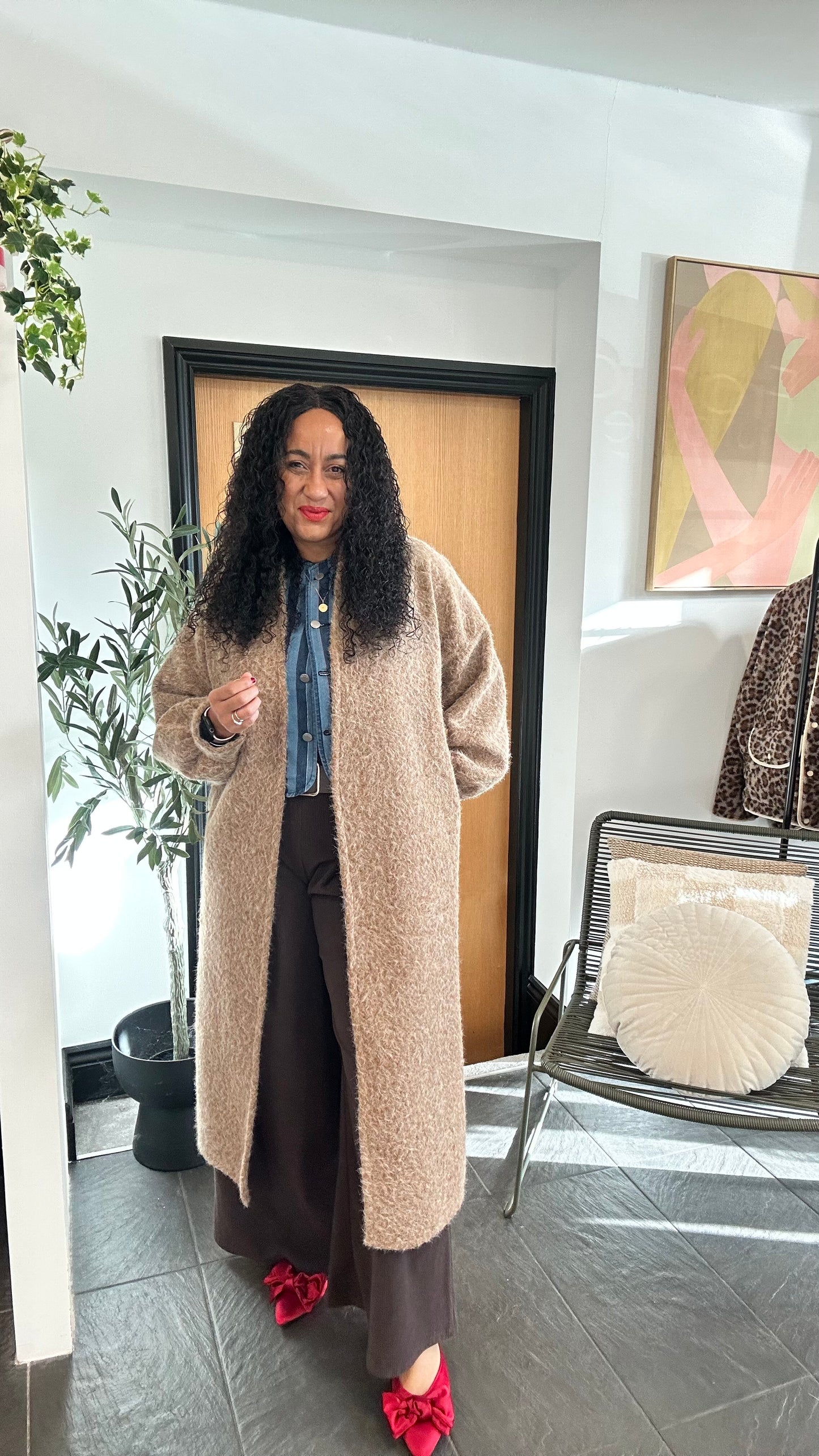 ALMA COATIGAN BEIGE *NEW