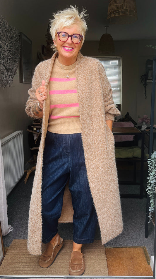 ALMA COATIGAN BEIGE *NEW