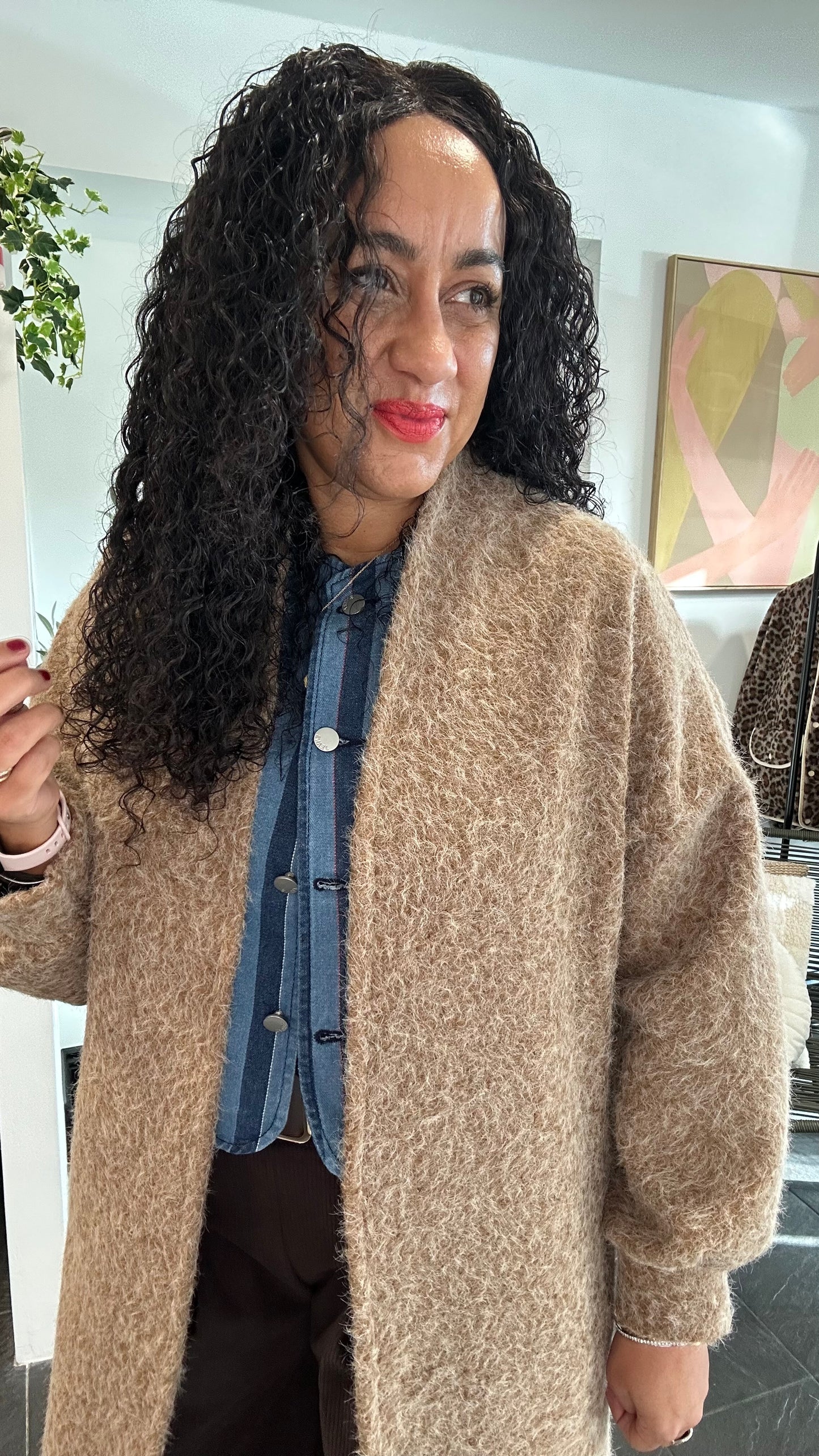 ALMA COATIGAN BEIGE *NEW