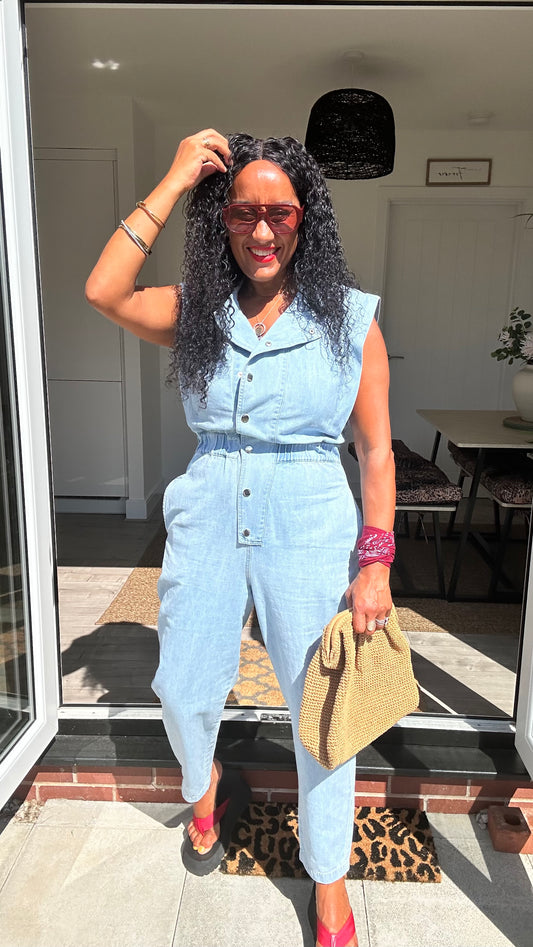 MARCIA DENIM JUMPSUIT *New