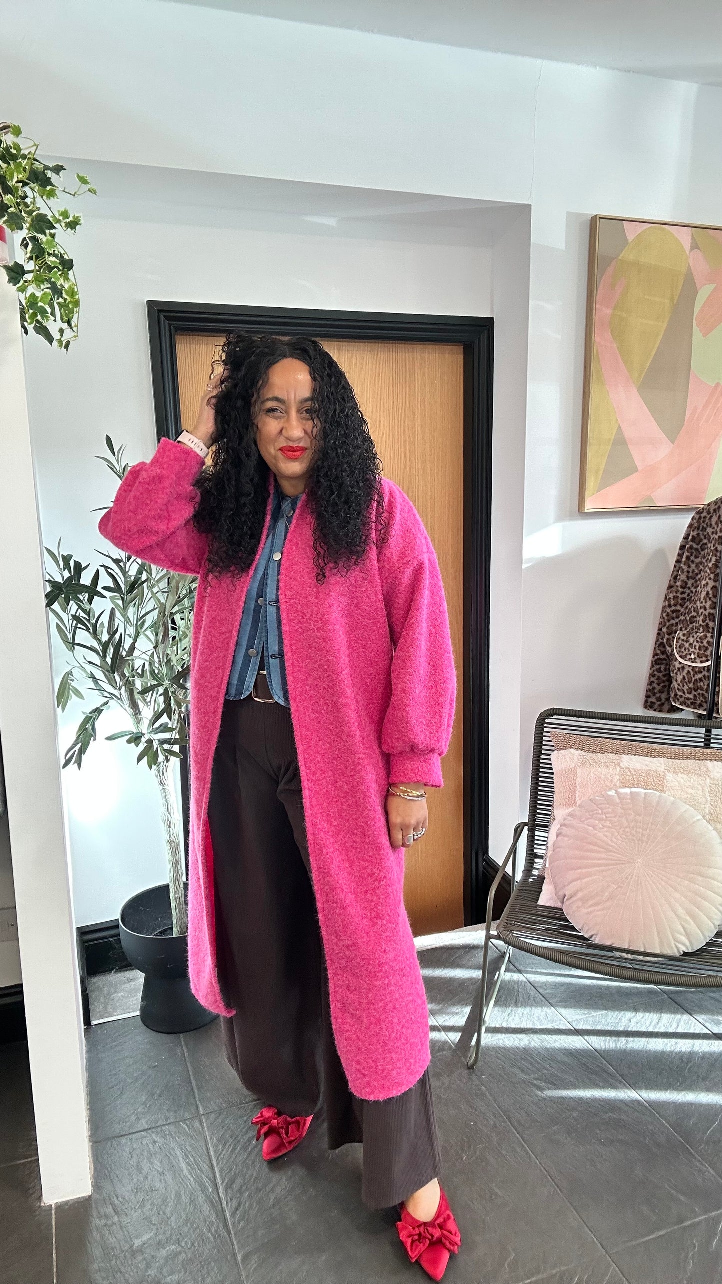 ALMA COATIGAN PINK *NEW