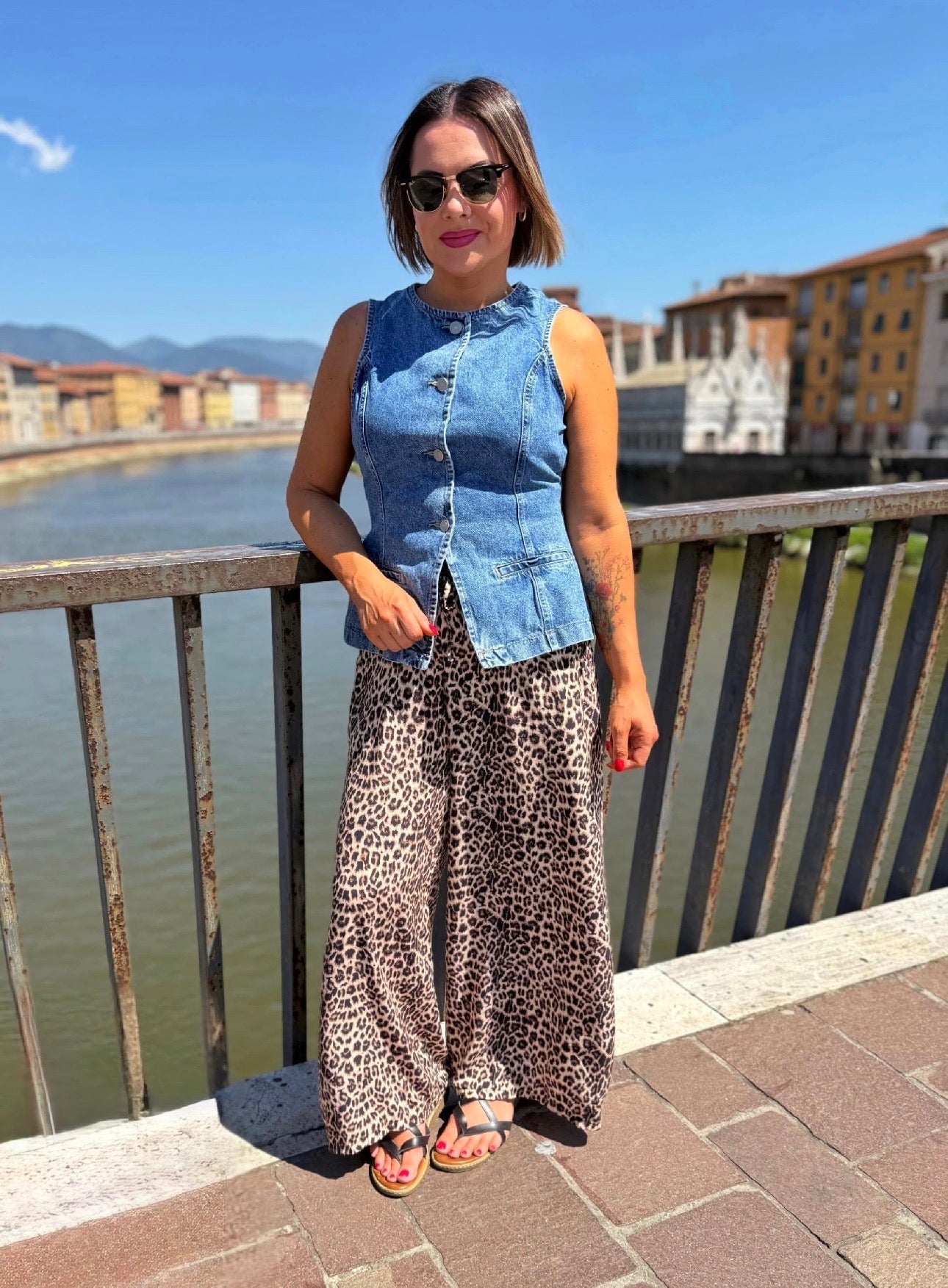 ALICE LEOPARD PRINT PALAZZO TROUSERS  *New & Trending