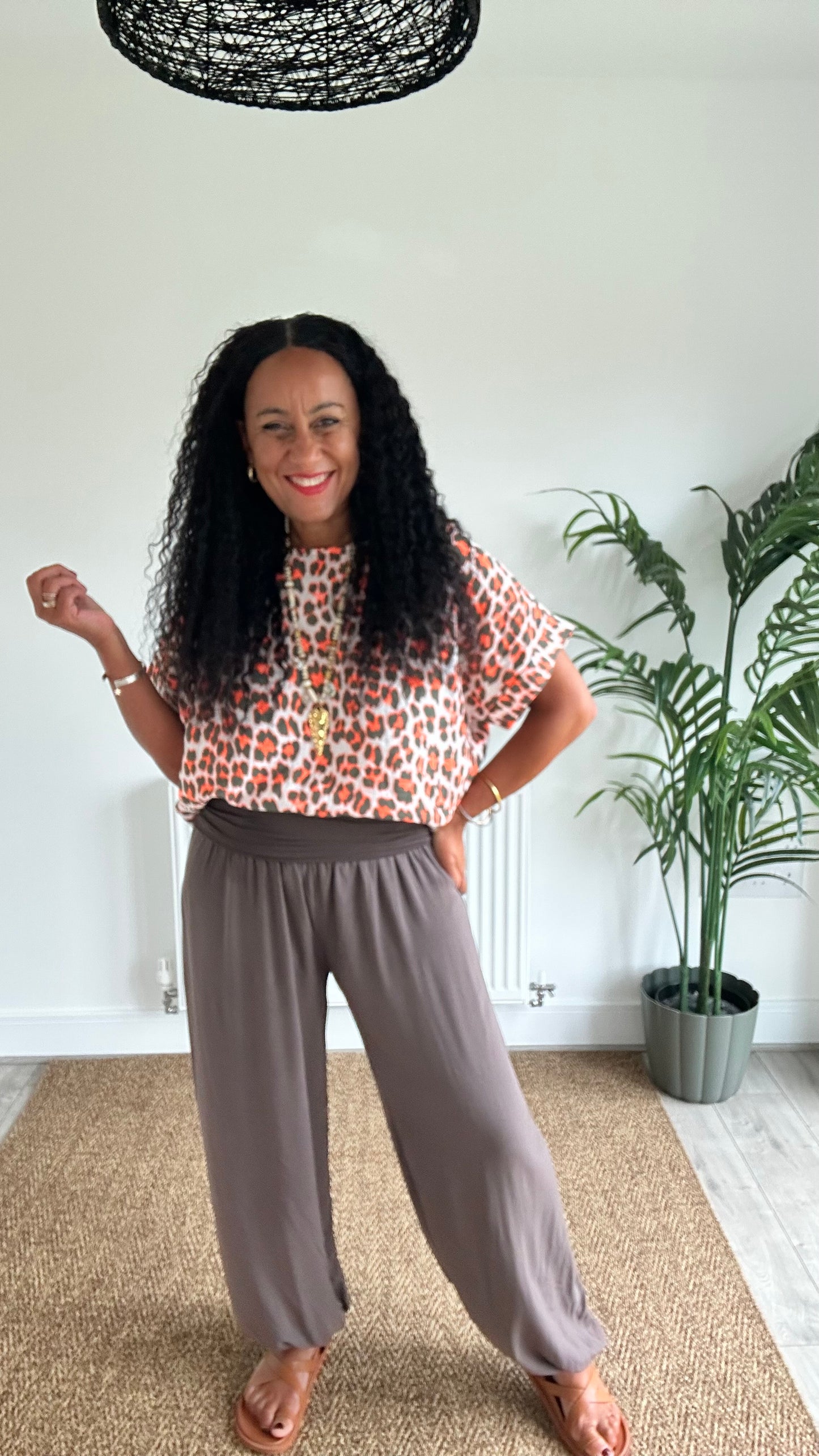 FRUITELLA GENE TROUSERS BROWN *New