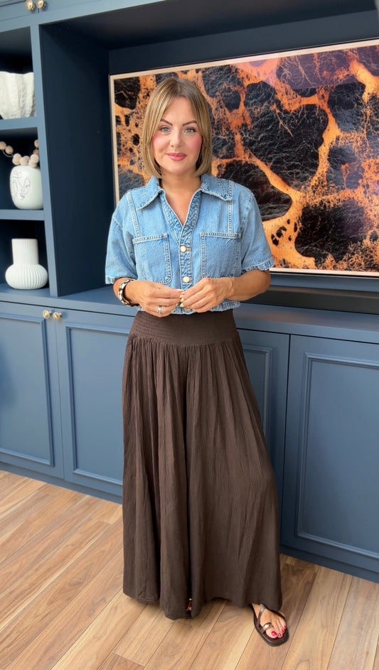 STELLA TROUSERS BROWN  *New