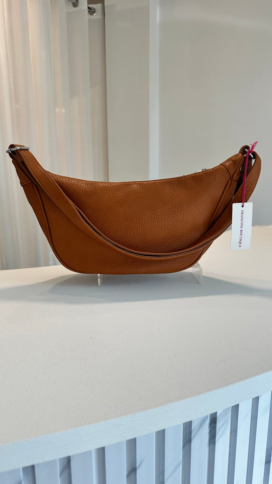 FAUX LEATHER BUM BAG TAN *New